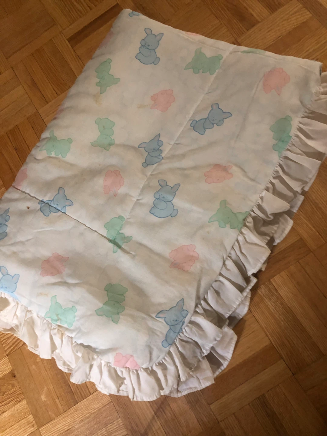 Baby Blanket with Ruffles