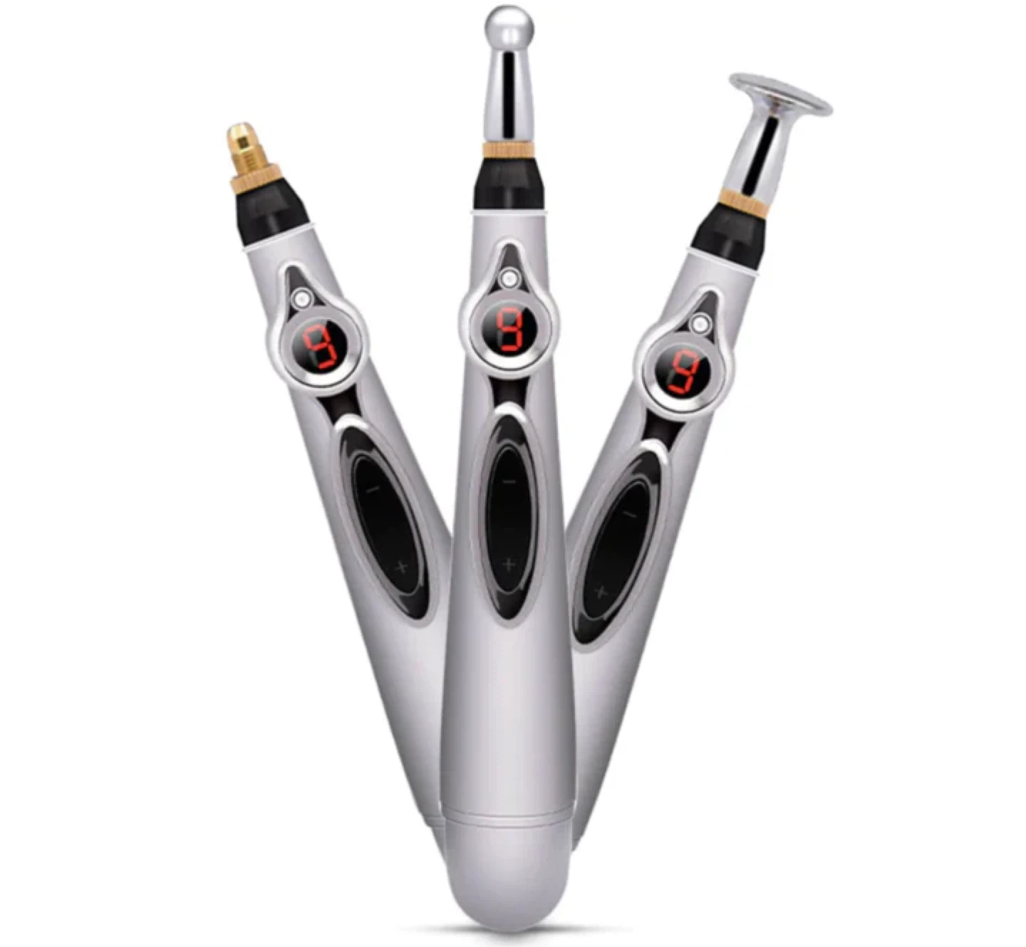 Facial Therapy Wand with LED Display and 9 Intensity Levels