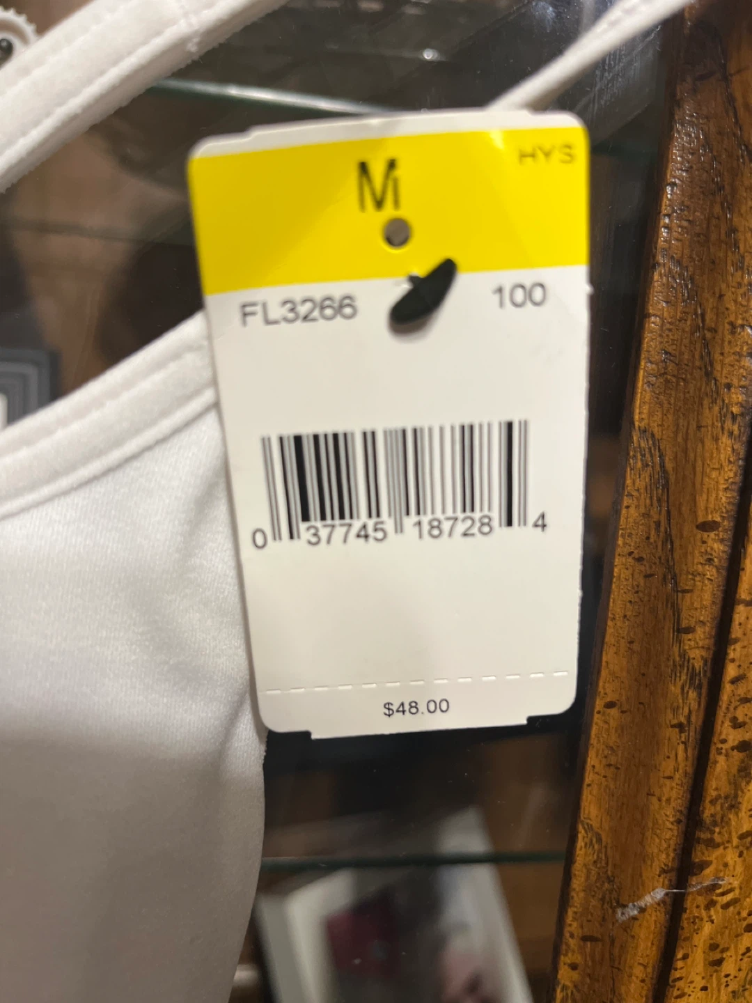 Maidenform White Camisole Tank Top Size M - photo 4