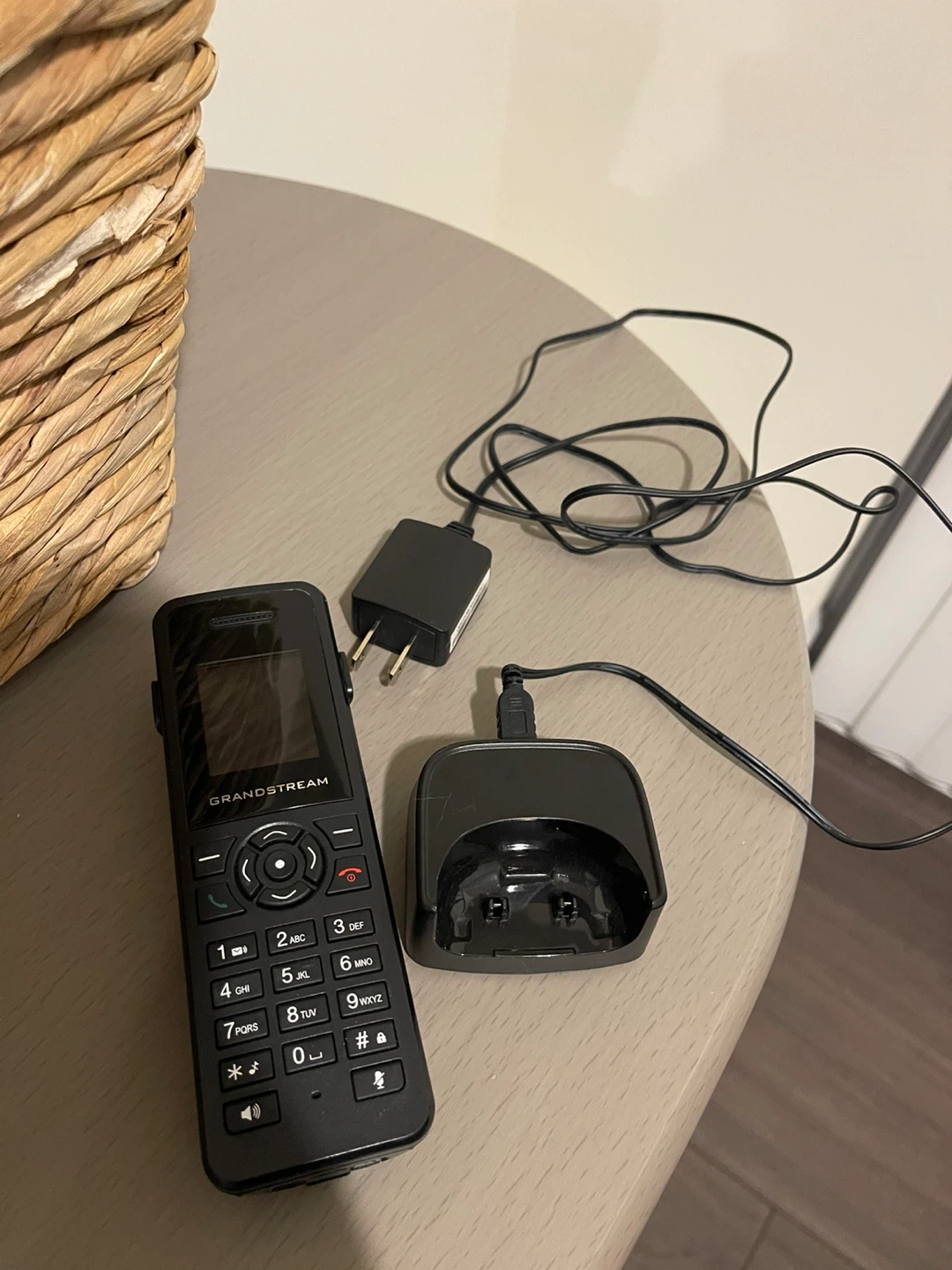 Black cordless phone - photo 2