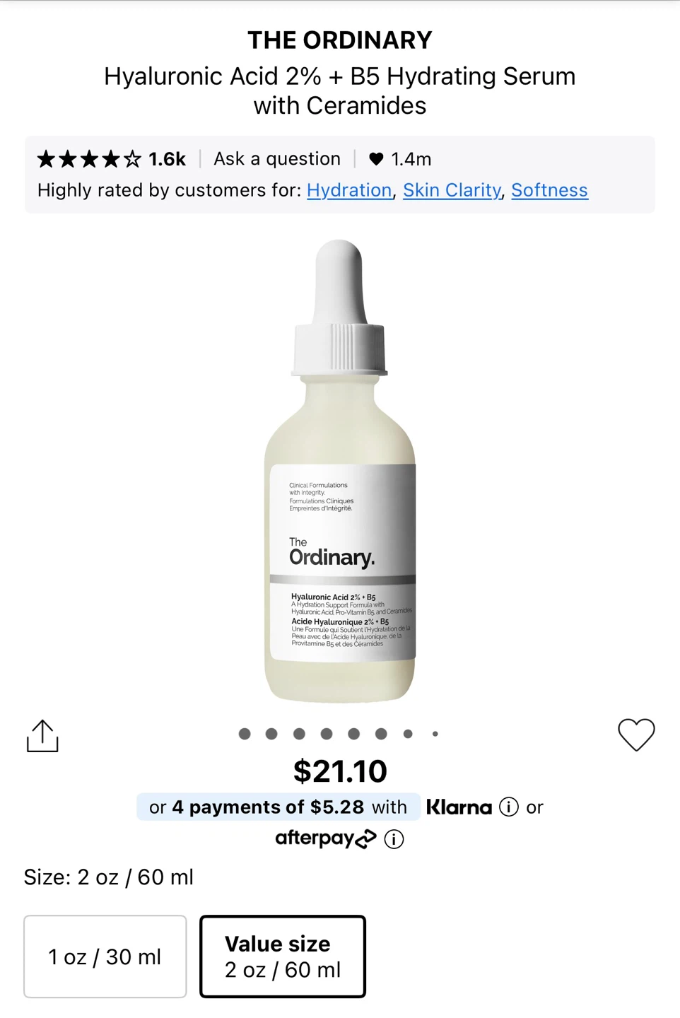 The Ordinary Hyaluronic Acid 2% + B5 60ml - photo 4