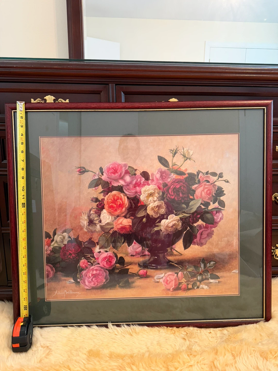 Framed Floral Still Life Art Print - photo 2