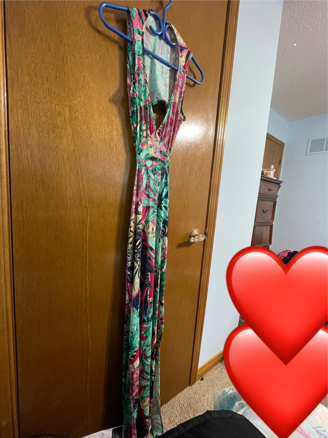 Tropical-Floral Maxi Dress Fashion Nova - One Size Fits All - photo 3