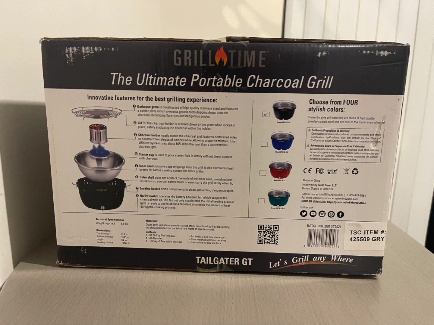 Brand new portable charcoal grill - photo 4