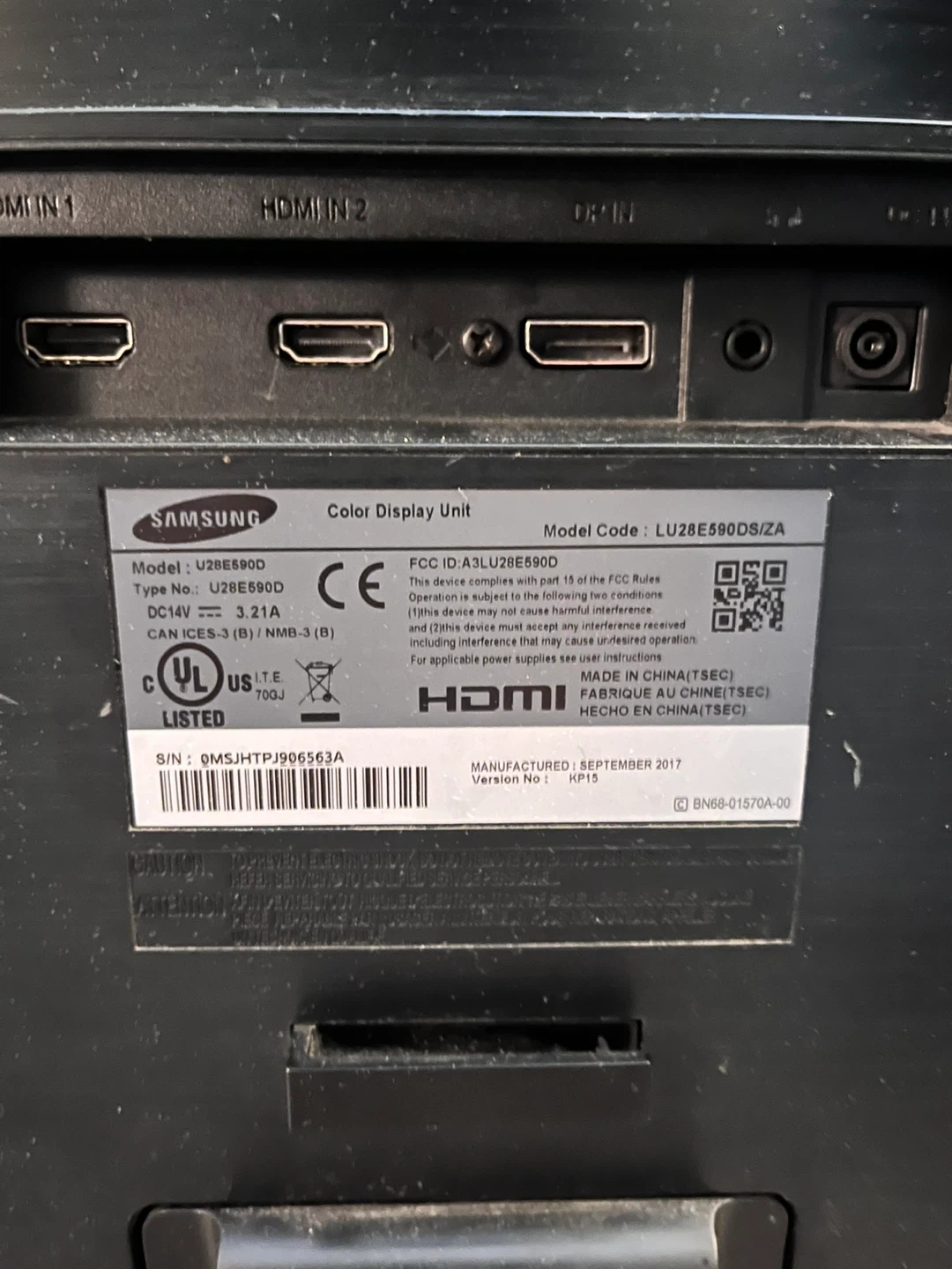 4K Samsung Monitor 27 Inch - photo 4
