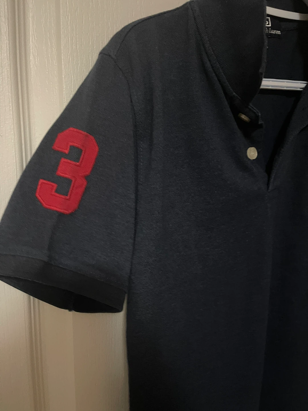 Polo Ralph Lauren Navy Blue Polo Shirt Size M - photo 2