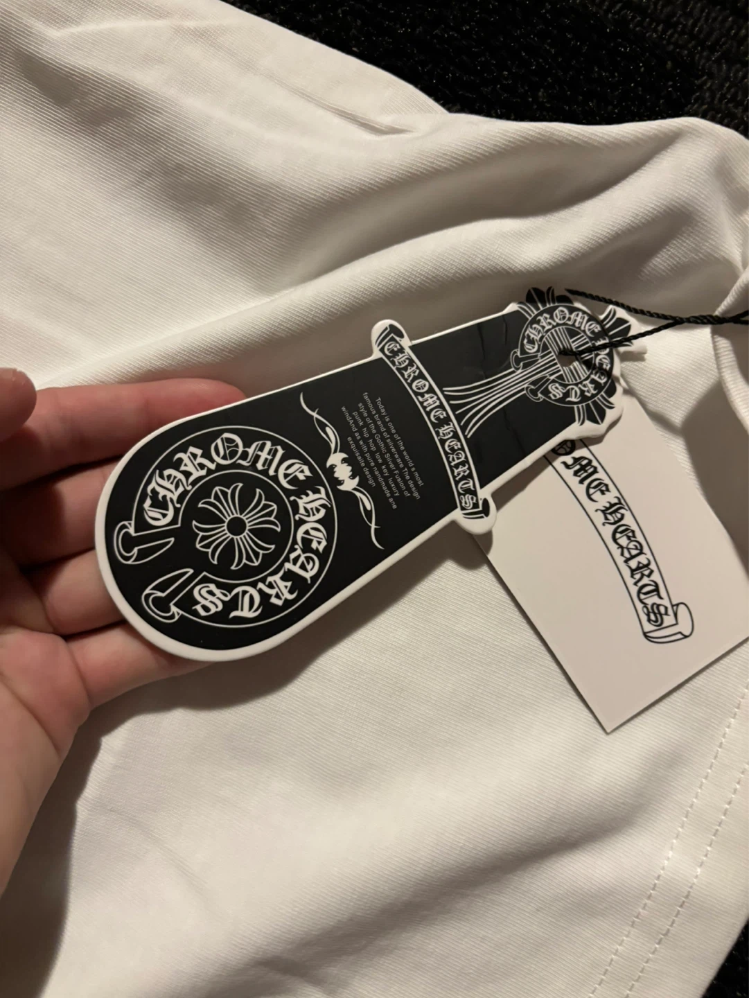 Chrome Hearts White T-Shirt - photo 2