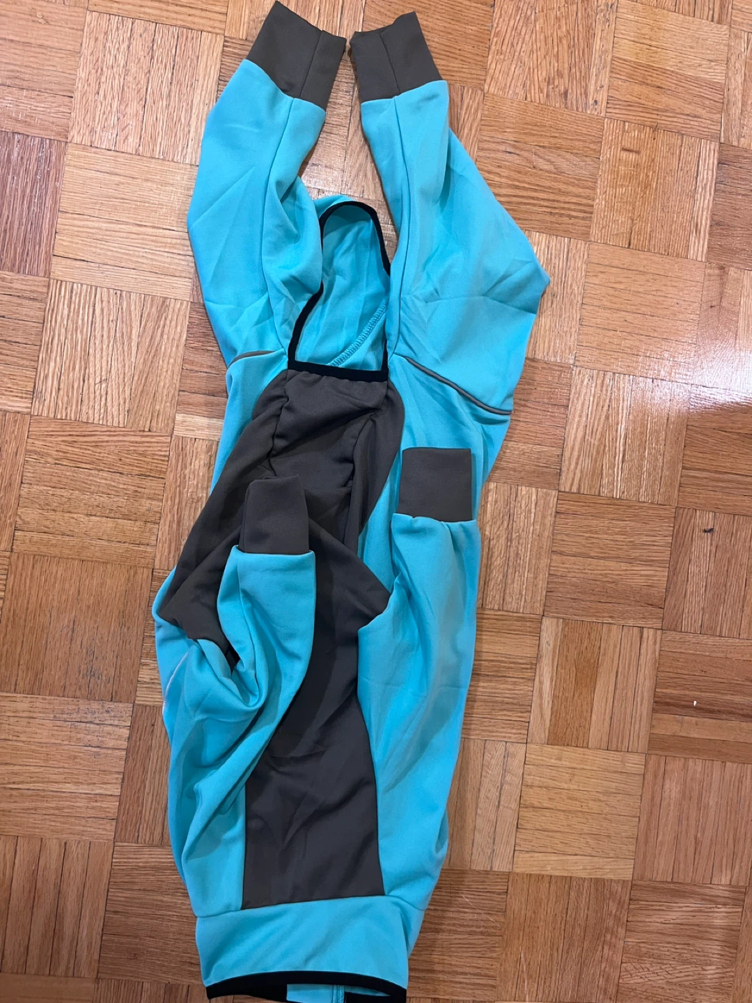 Muddofish Blue Full Zip Hooded Dog Jacket - photo 2