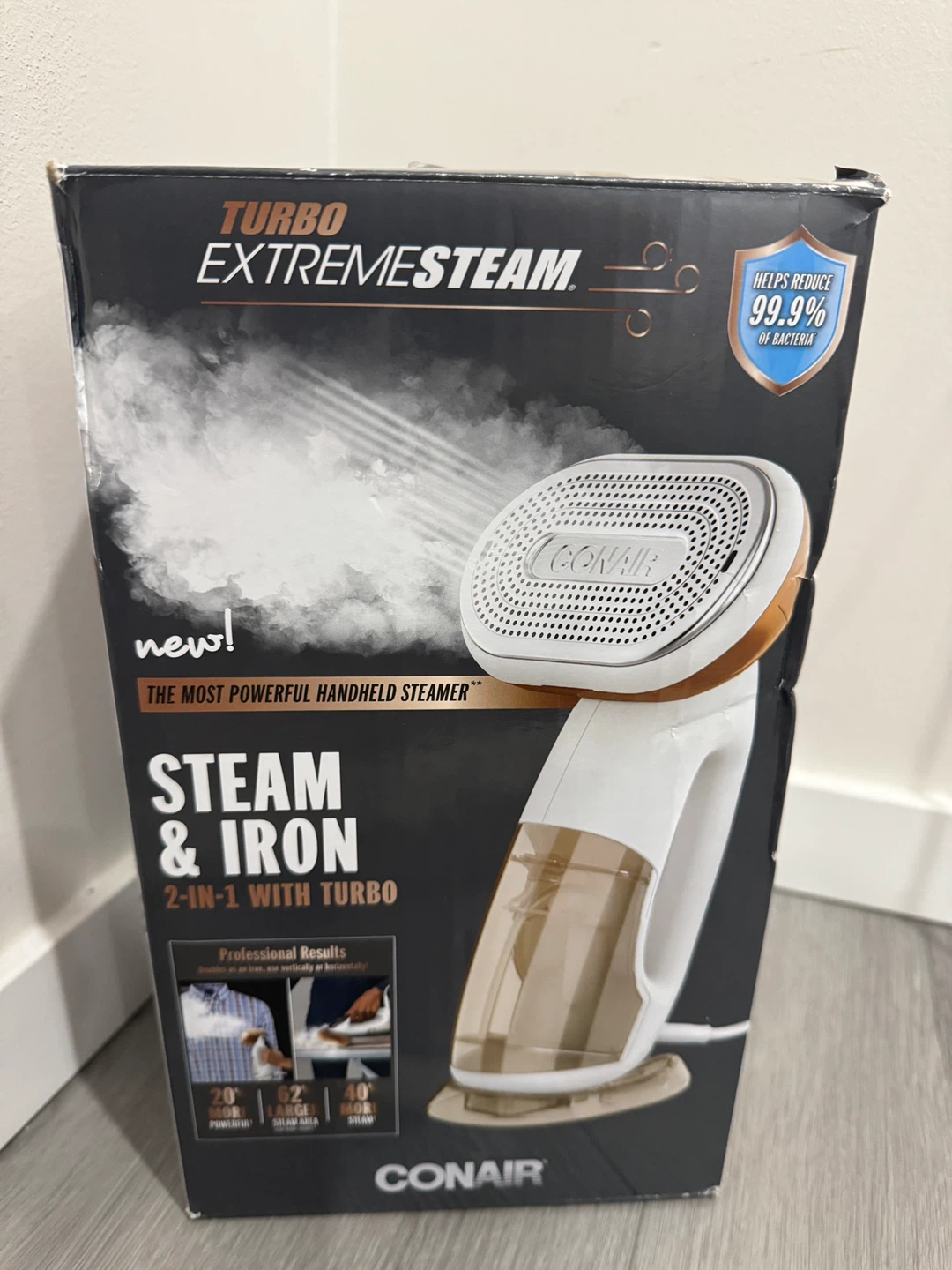 Conair Turbo ExtremeSteam Handheld Steamer & Iron