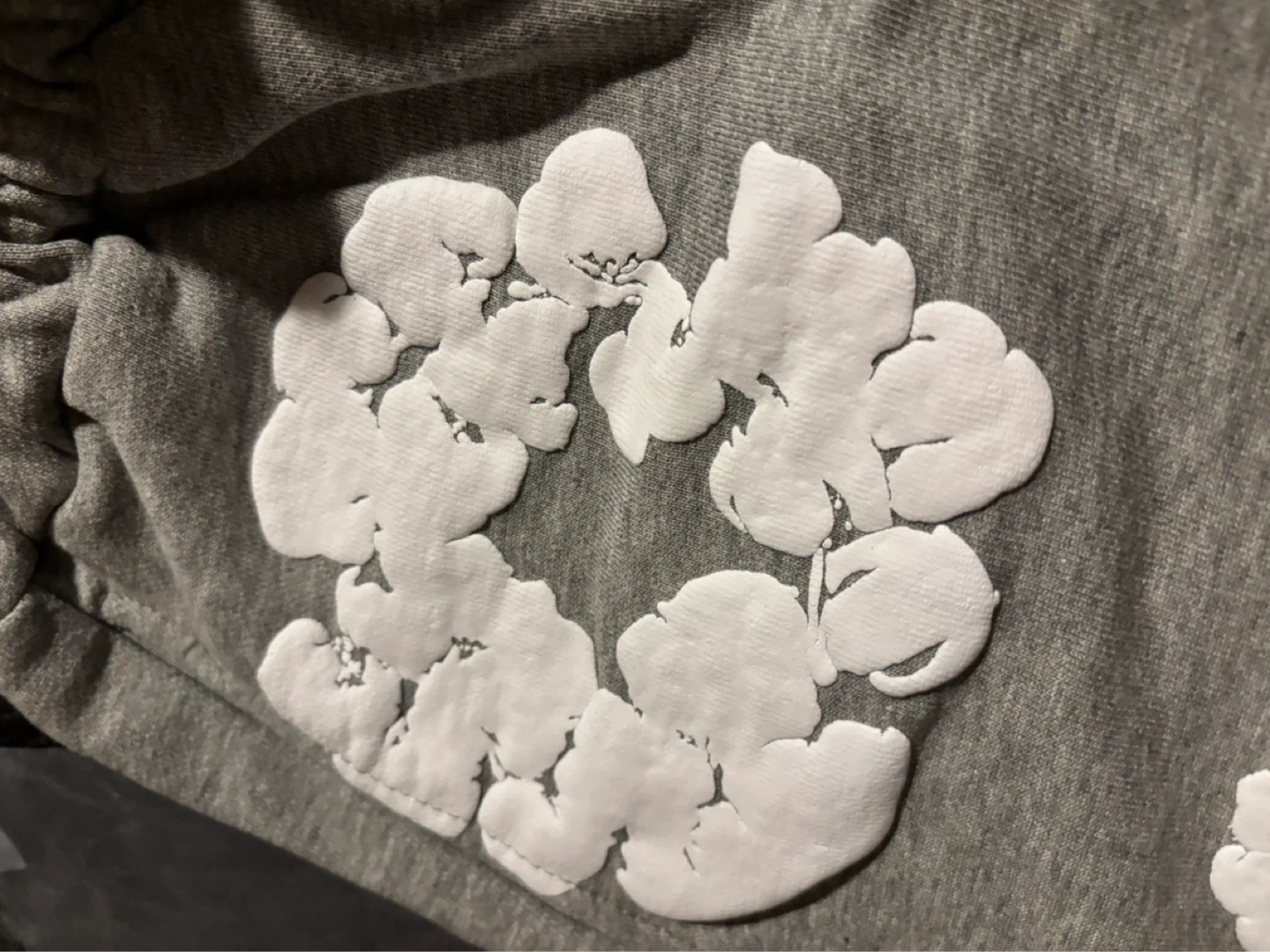 Denim Tears Grey Cloud Print Sweatshorts - photo 3