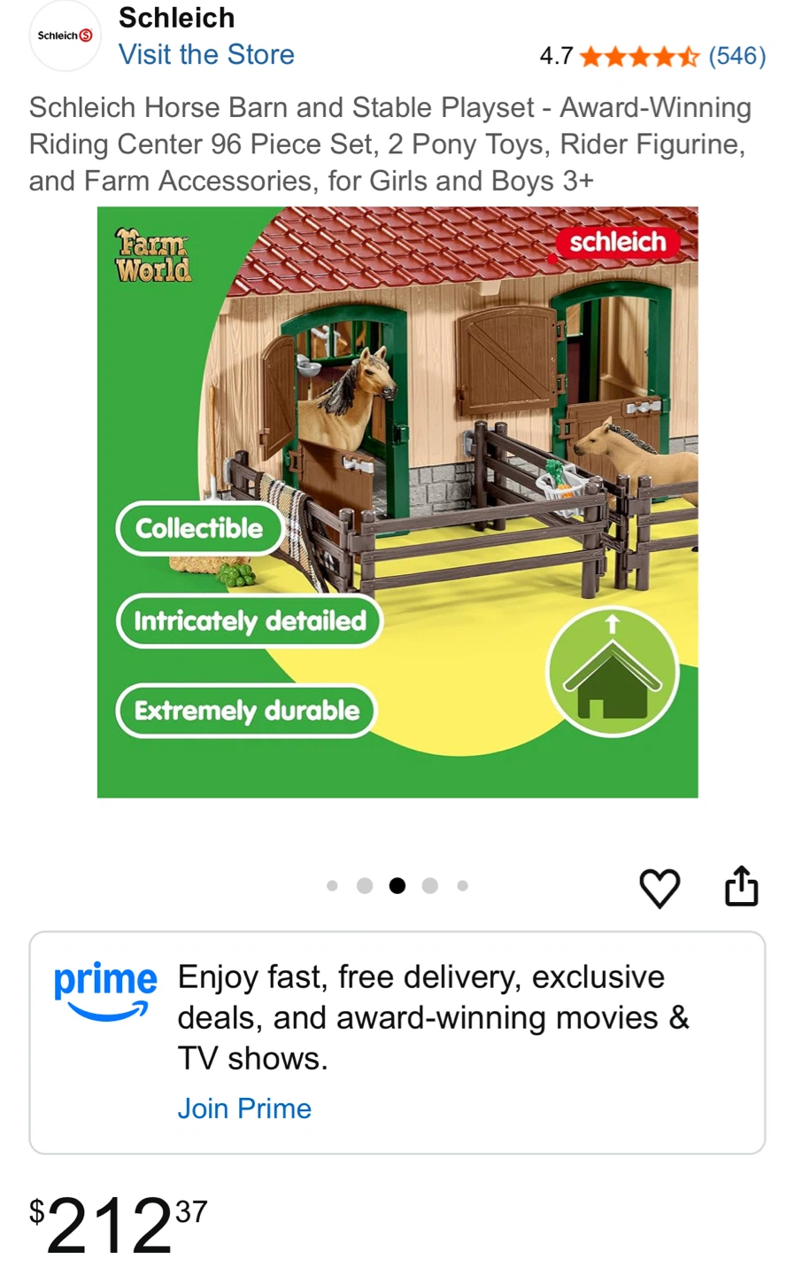 Schleich Horse Barn and Stable Playset - 96 Piece Set - photo 3