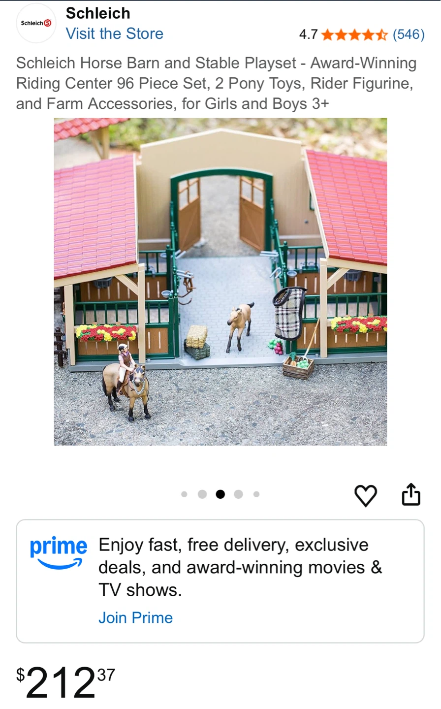 Schleich Horse Barn and Stable Playset - 96 Piece Set - photo 5