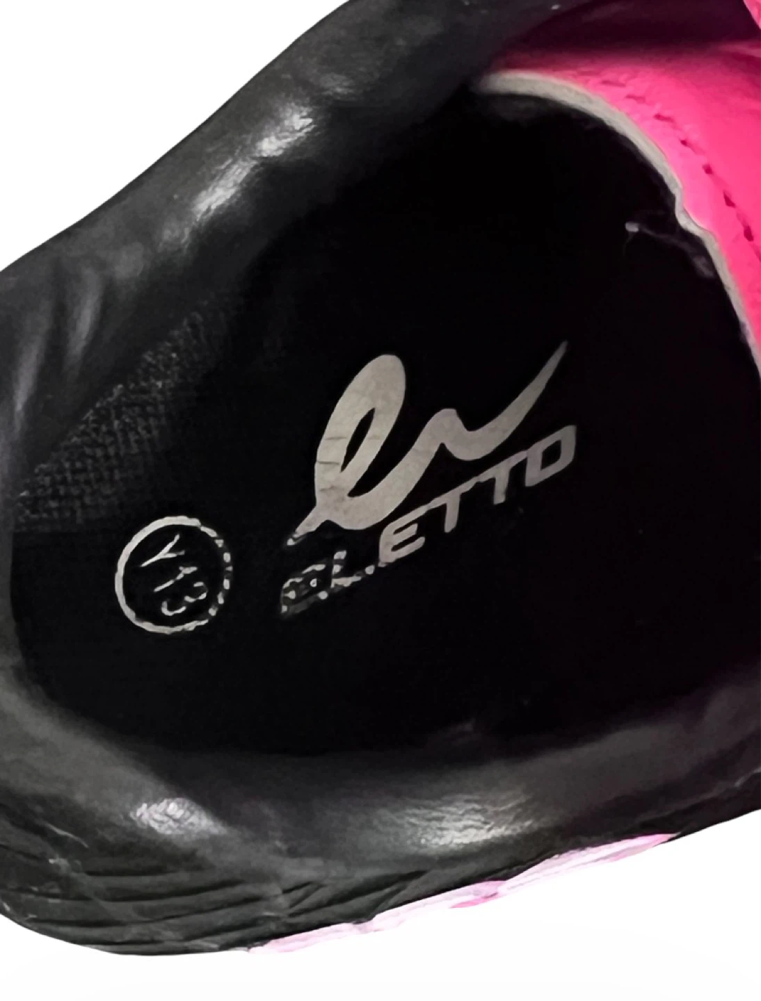 Eletto Lazzaro II FG Junior Soccer Cleats – Pink/Black – Sz 13 - photo 4