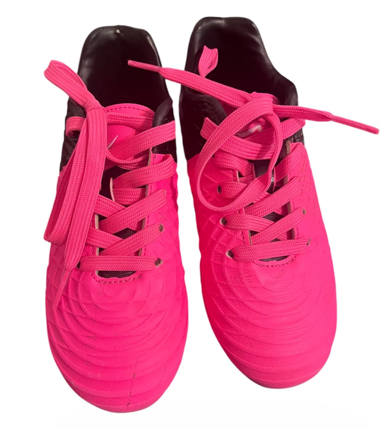 Eletto Lazzaro II FG Junior Soccer Cleats – Pink/Black – Sz 13