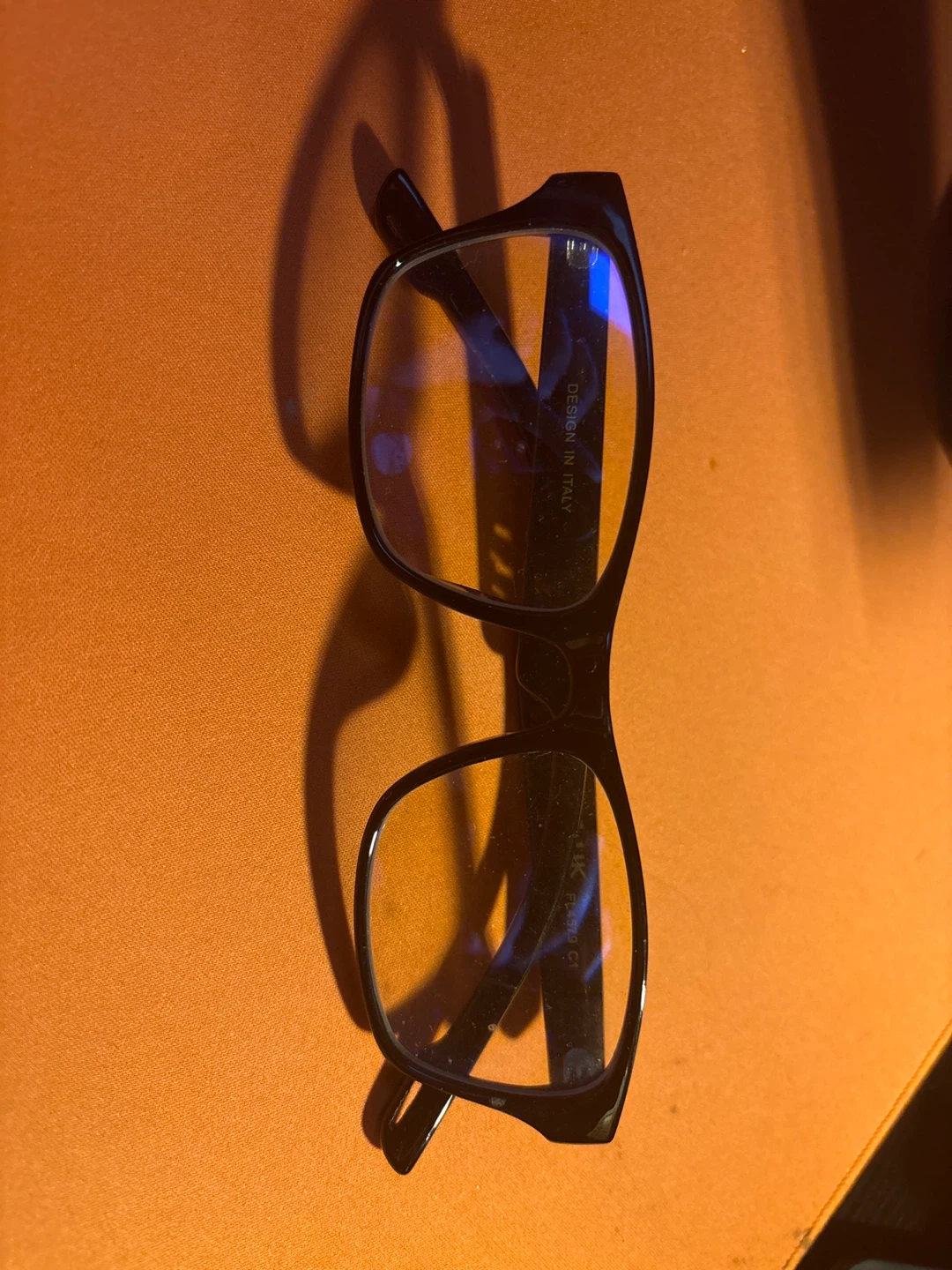 Blue Light Black Eyeglasses - Designed in Italy