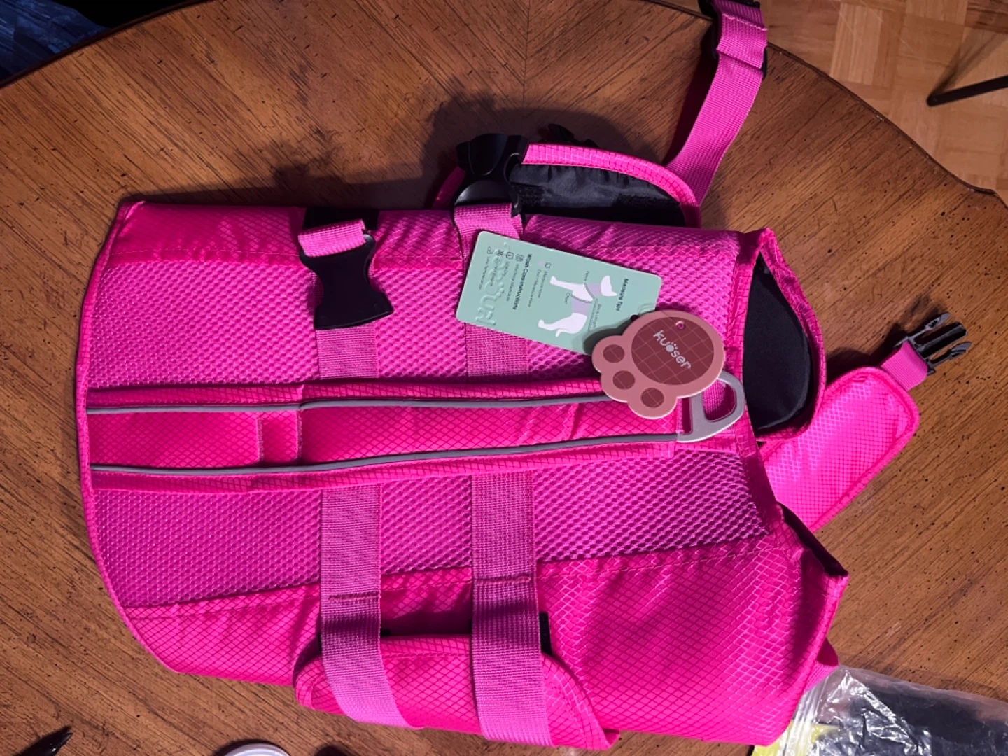 XL-Kusser Pink Dog Life Jacket Vest
