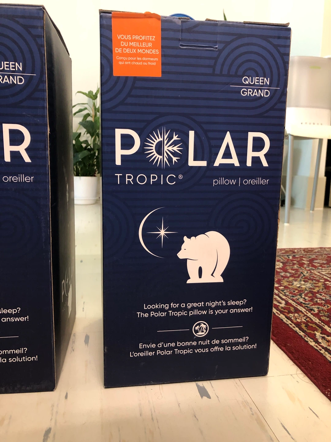 New Polar Tropic Queen Gel Pillow