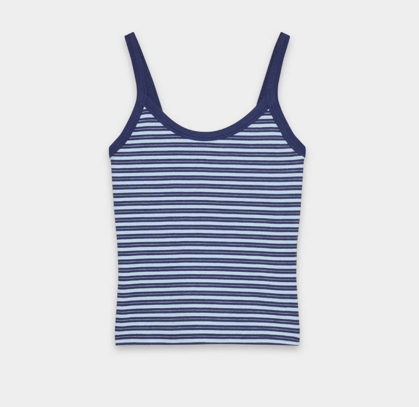 Blue Striped Tank Top