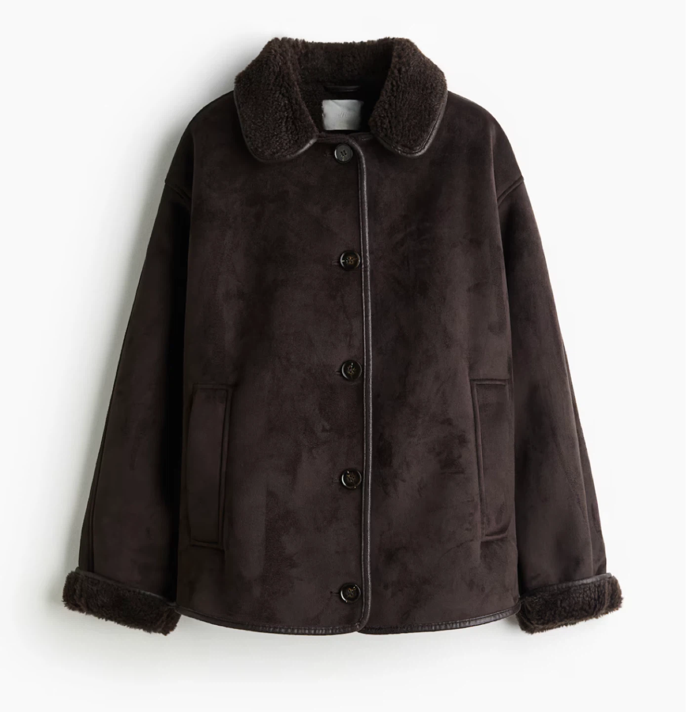 H&M Brown Suede Jacket