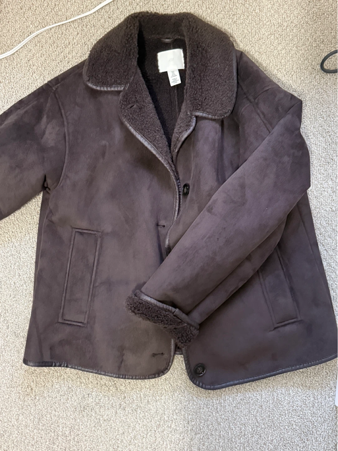 H&M Brown Suede Jacket - photo 2