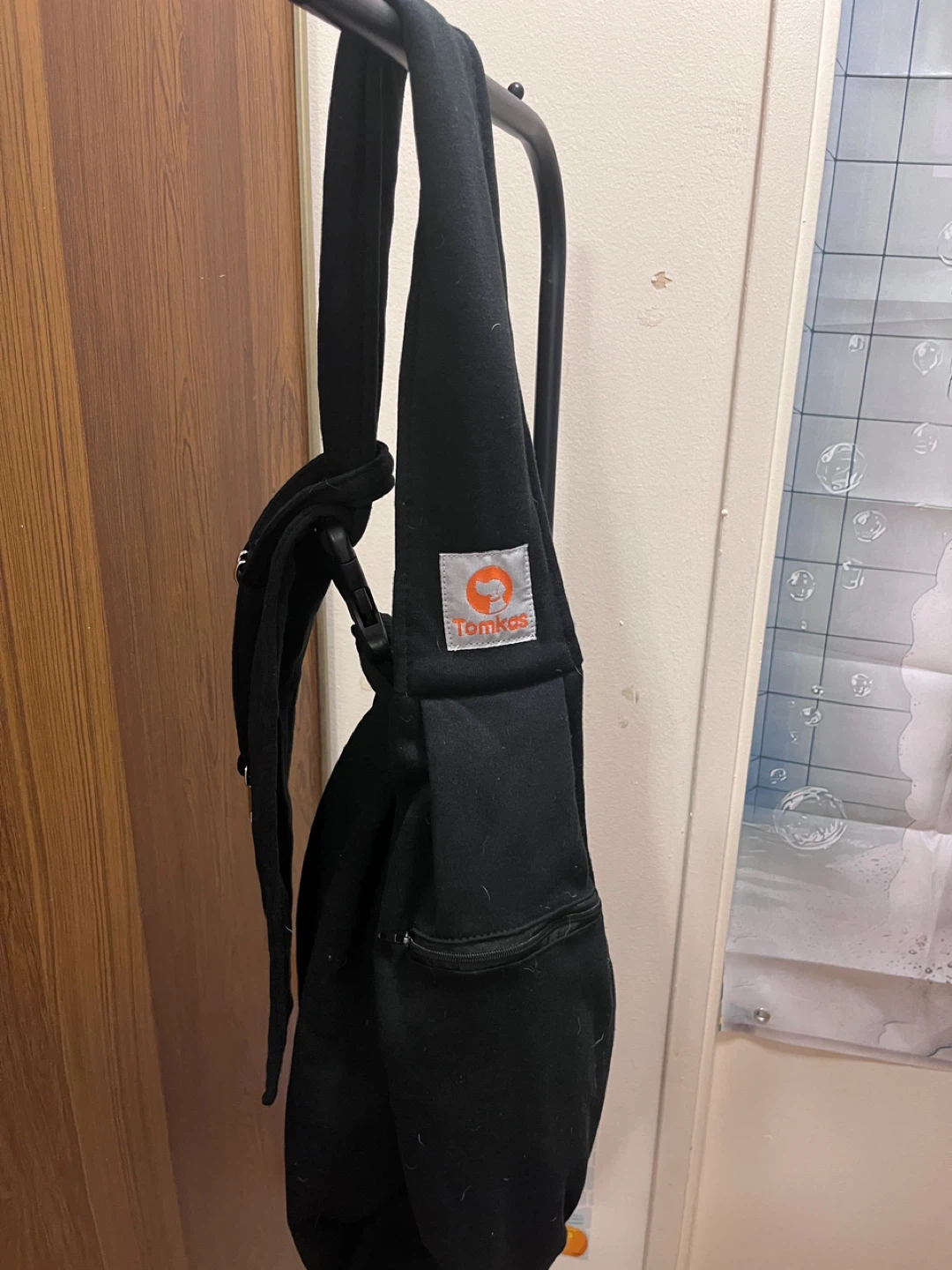 Tomkas Black pet Sling Carrier