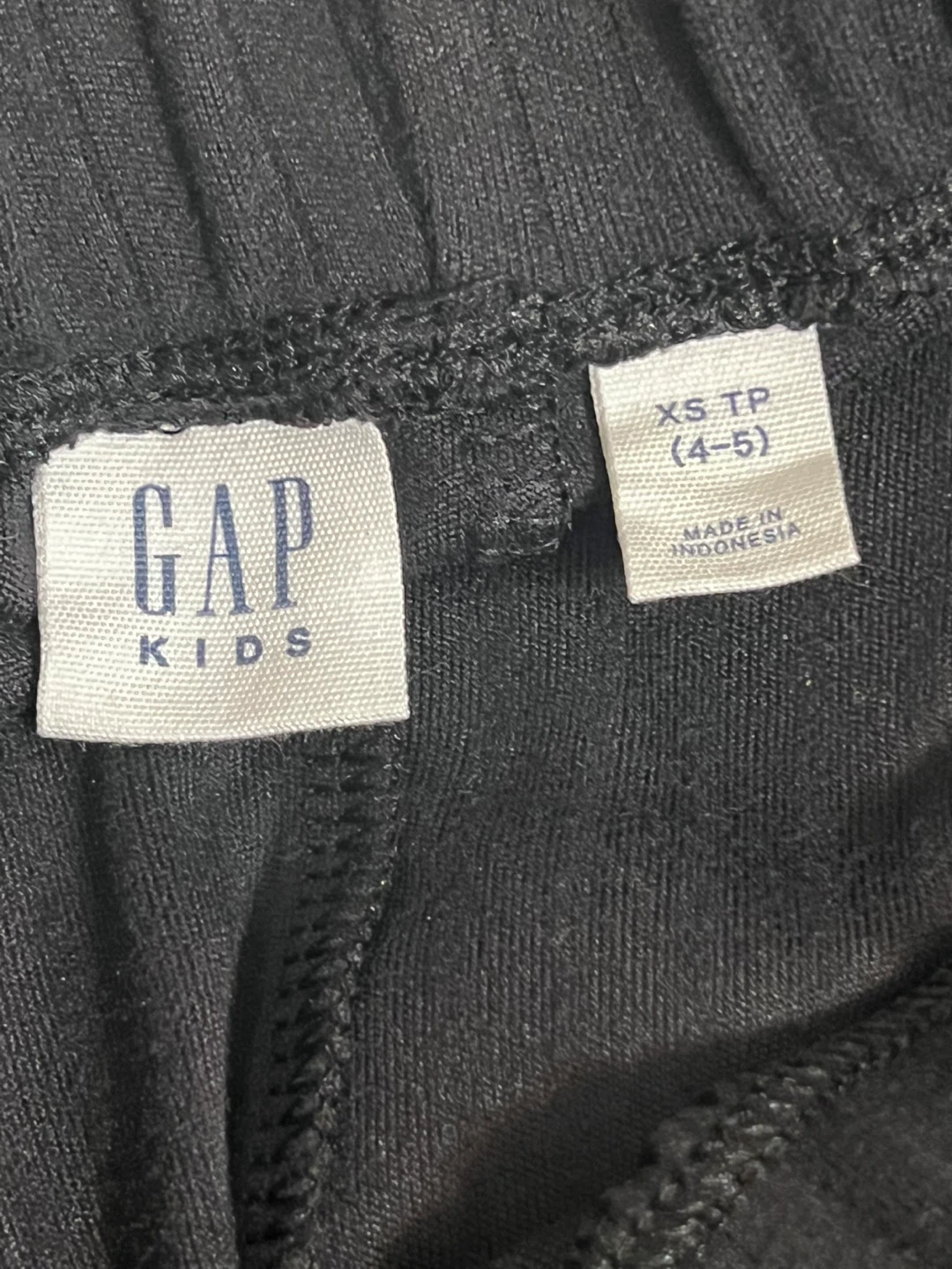 Gap Kids Black Ribbed Flare Pants XS (4-5) Like New Worn Once 🖤 - photo 3
