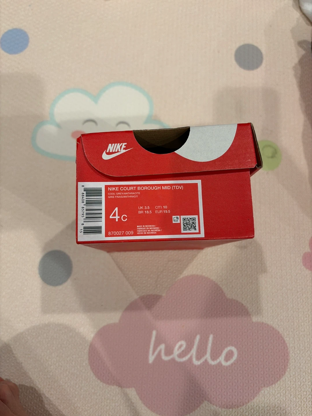 Nike Court Borough Mid (TDV) Toddler Shoes - photo 2