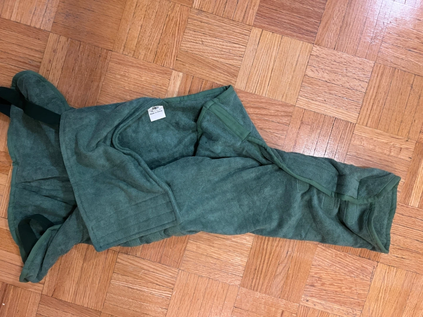 Green Dog Robe Towel jacket