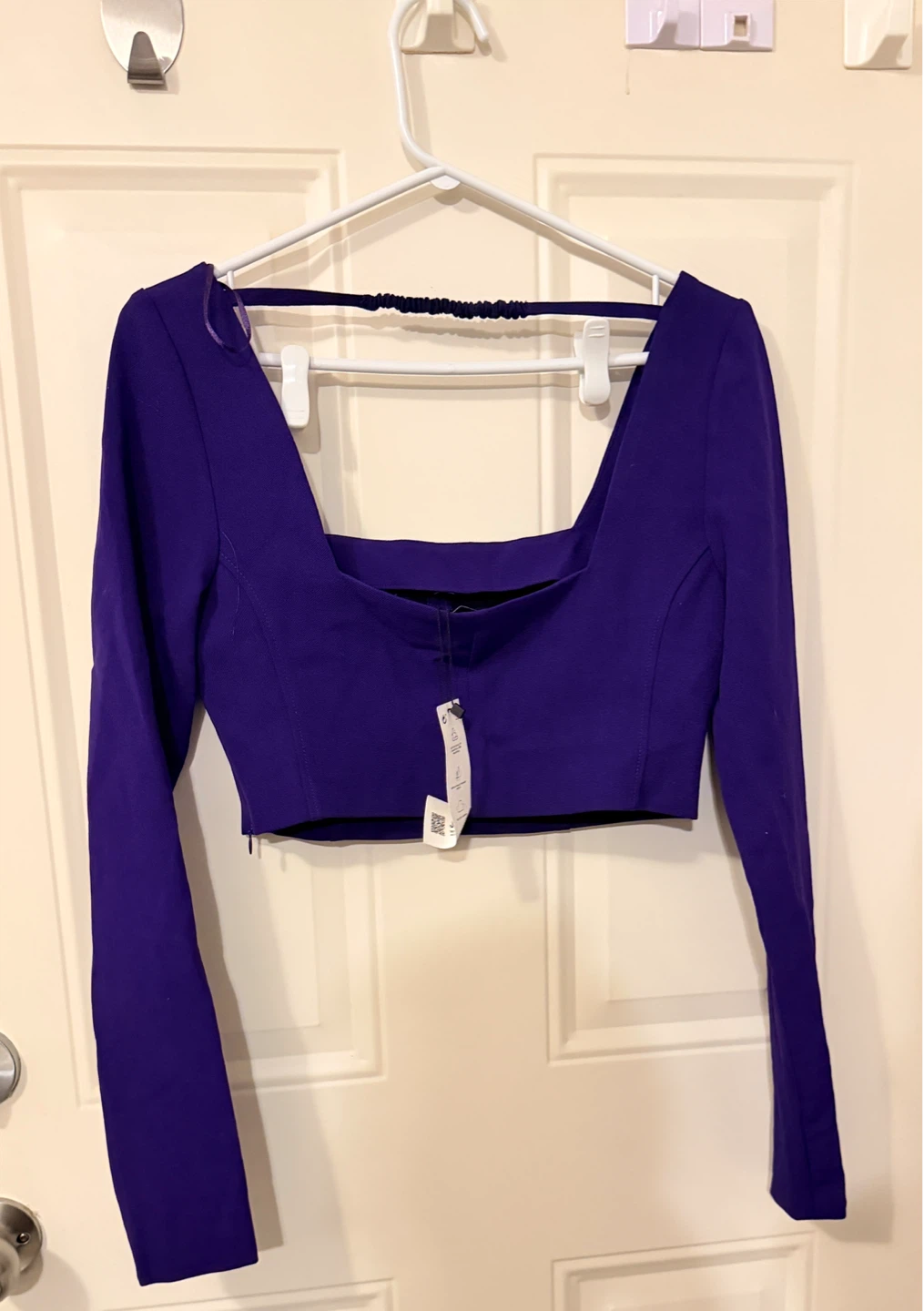Brand new ZARA Long Sleeve Cropped Top Size S - photo 3