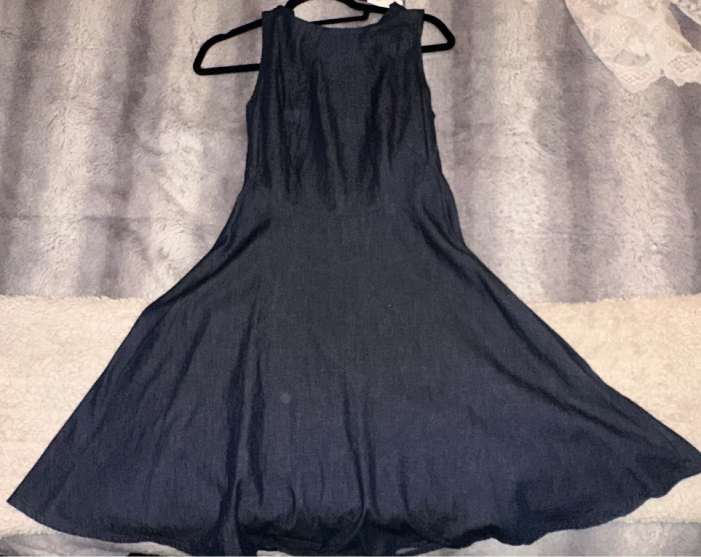 Zara Denim Fit & Flare Dress - photo 2