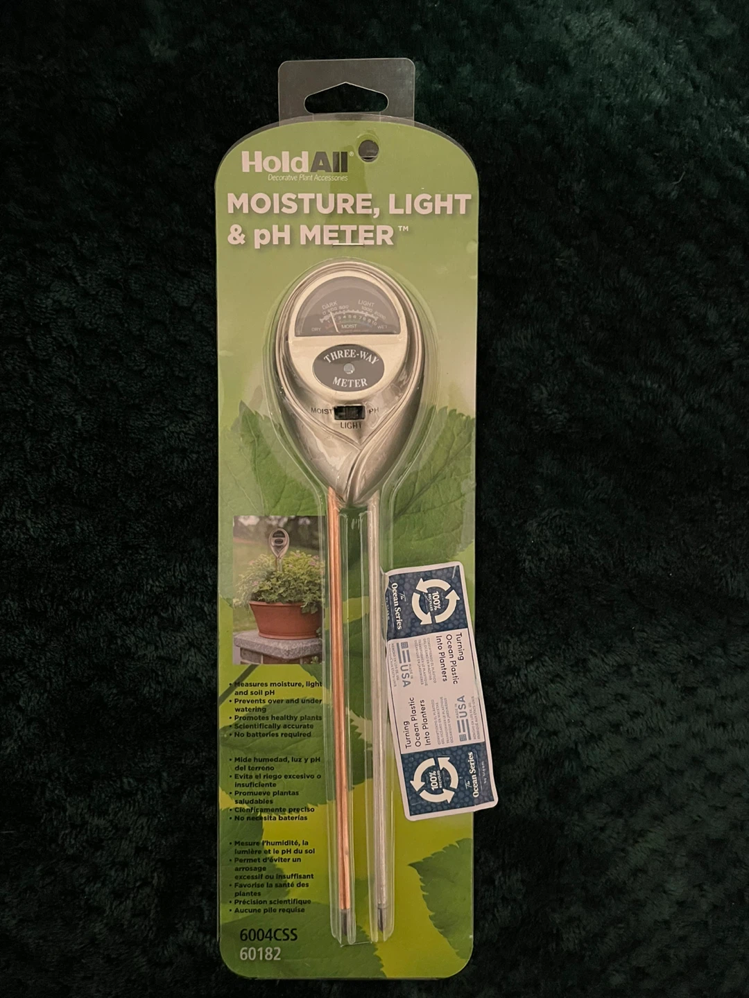 Brand new plant moisture, light & phH meter