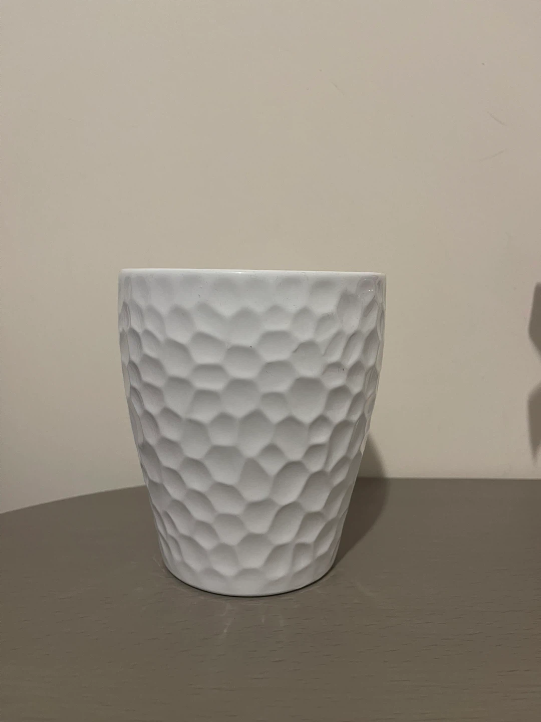 White ceramic vase
