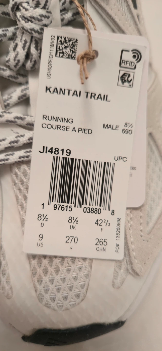 Adidas Kantai Trail Crystal White J14819 New - photo 2