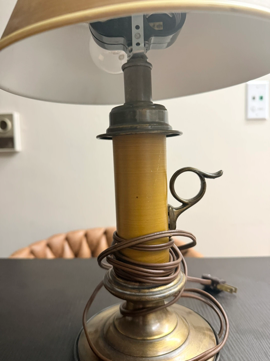 Vintage Torchlight Style Table Lamp - photo 2