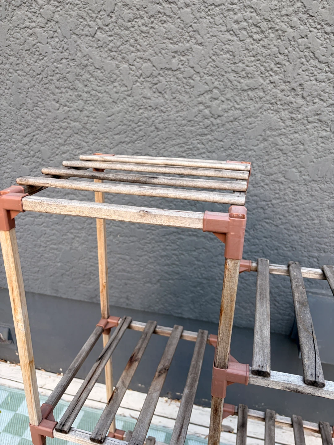 Wood Plant Stand / Shelf - photo 3