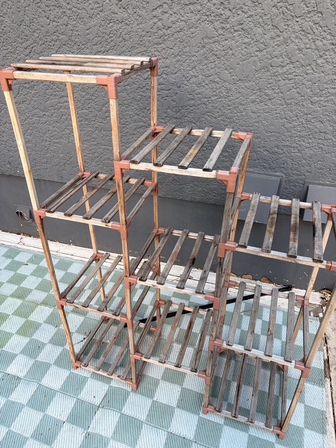 Wood Plant Stand / Shelf - photo 2
