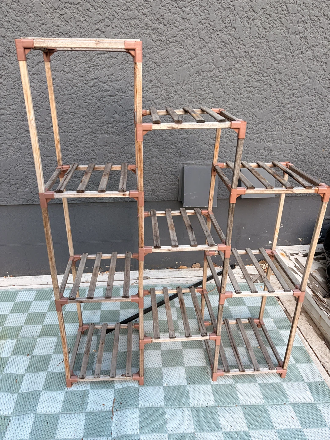 Wood Plant Stand / Shelf - photo 4