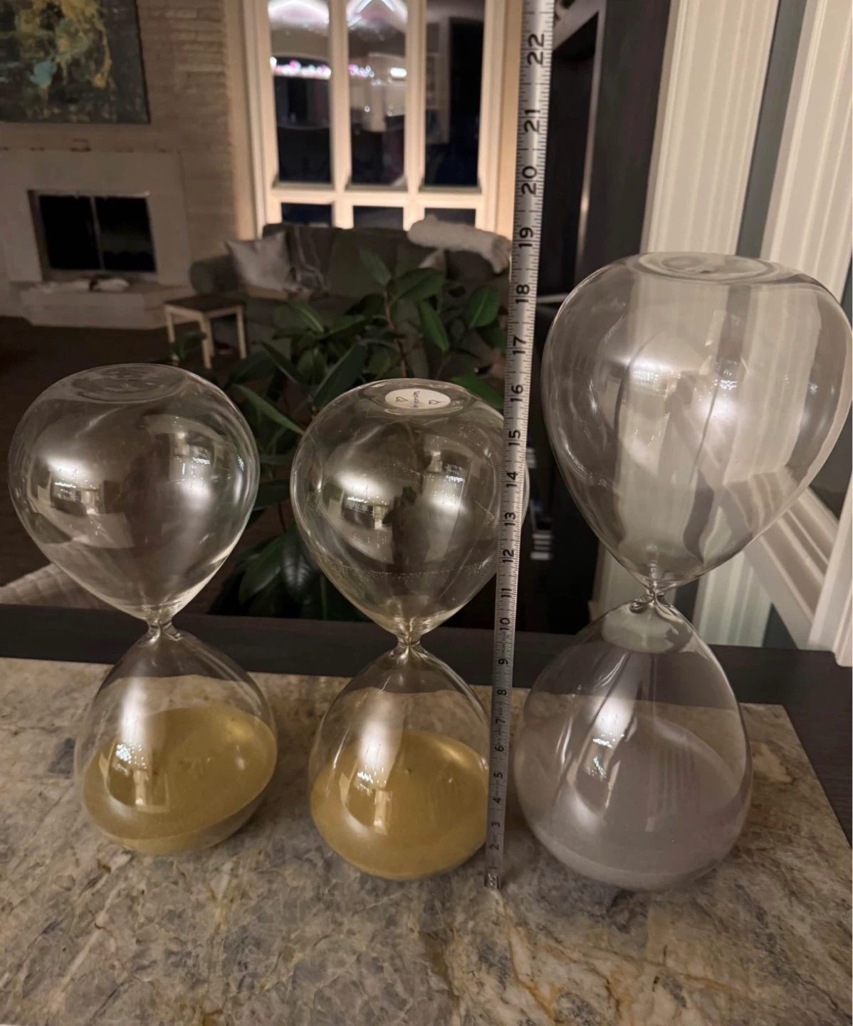Glass Hourglass Set - photo 2