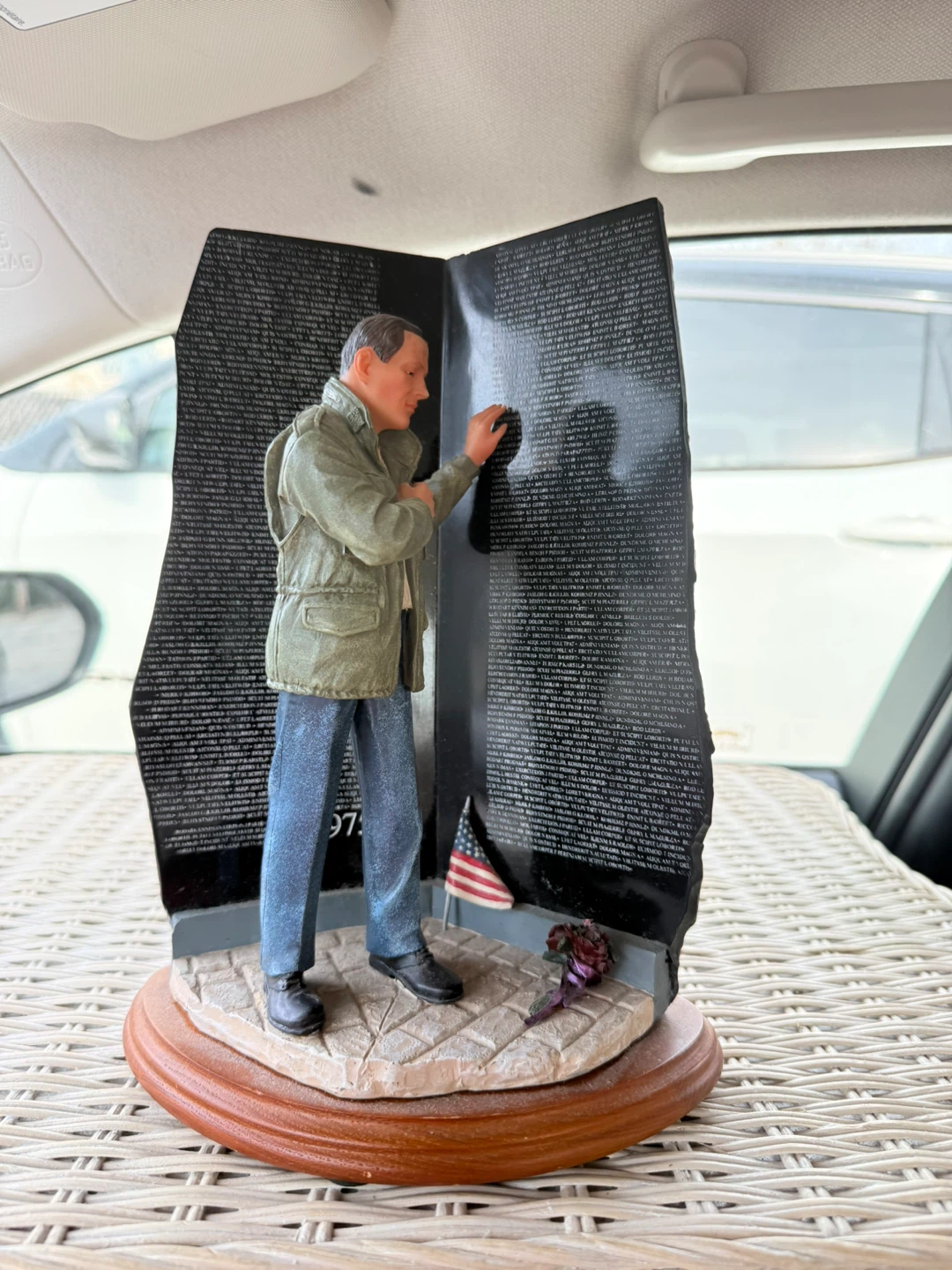 Vietnam Veterans Memorial Replica Figurine