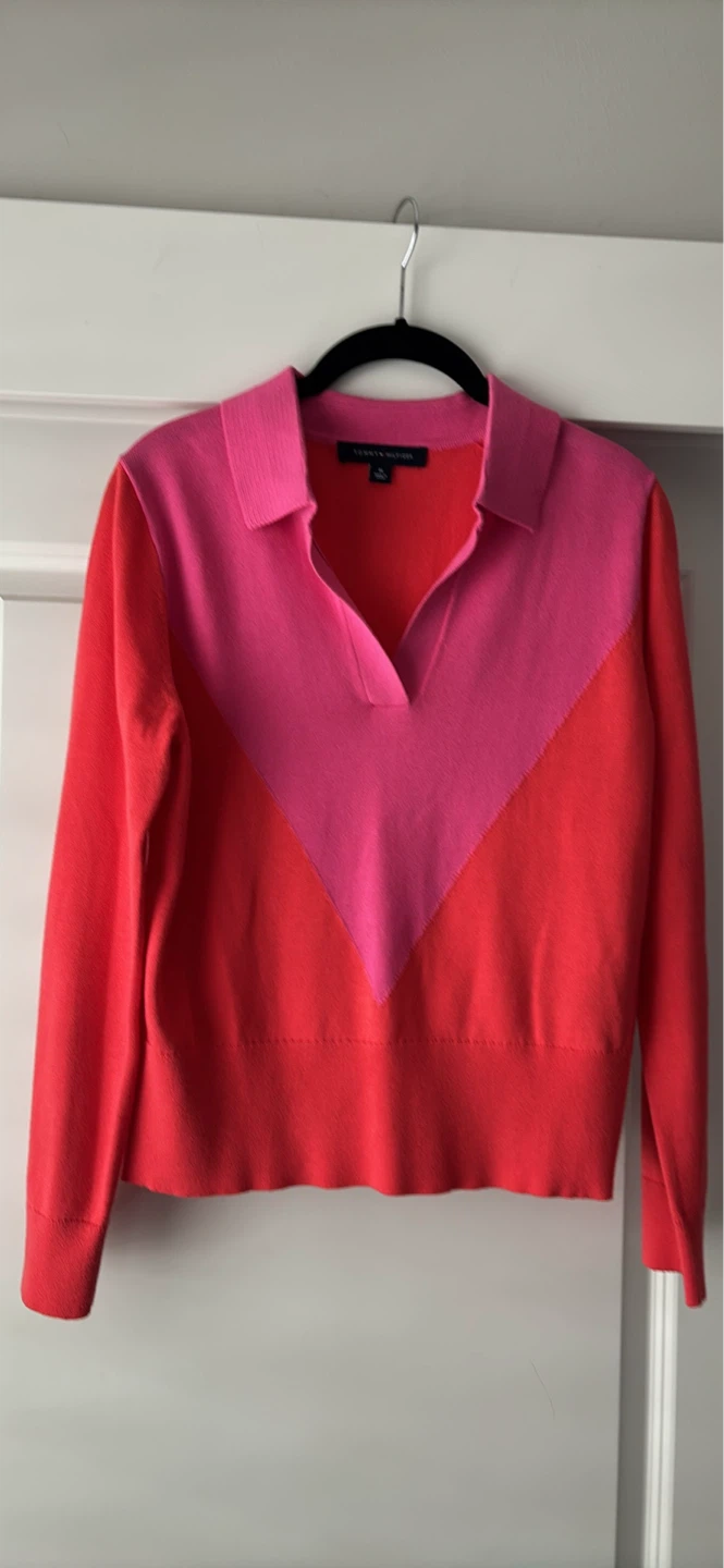 NWOT sz M Tommy Hilfiger Colour Block Polo Sweater - Medium