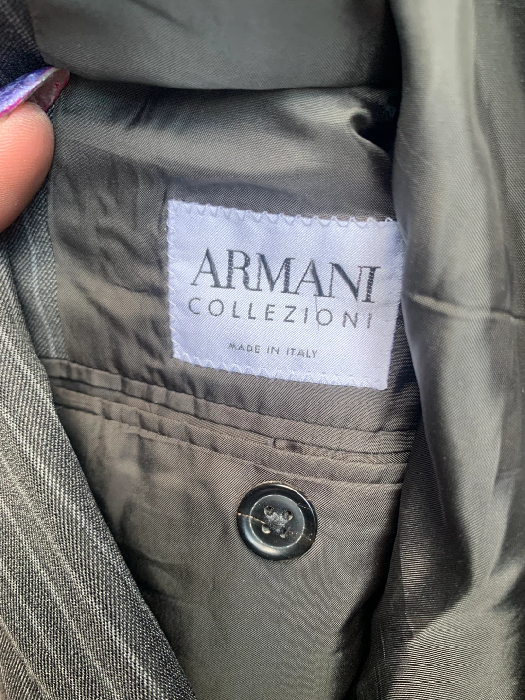 Armani Collezioni Pinstripe Suit Jacket - photo 2