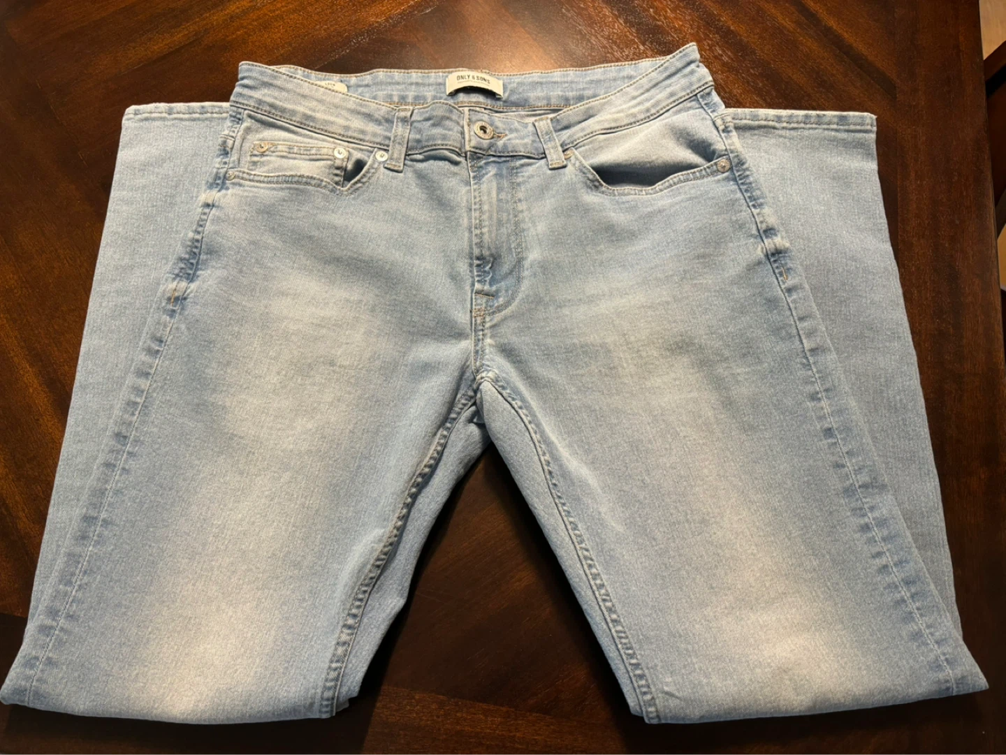 Men’s ONLY SONS Light Wash Denim Jeans