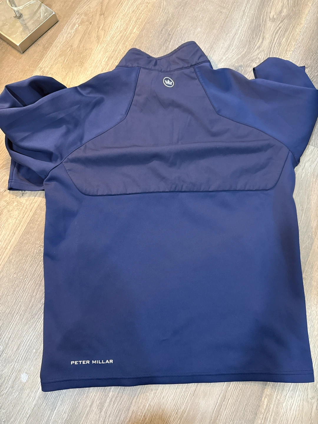Peter Millar Men's Navy 1/4 Zip Pullover Sweatshirt Size M - photo 5