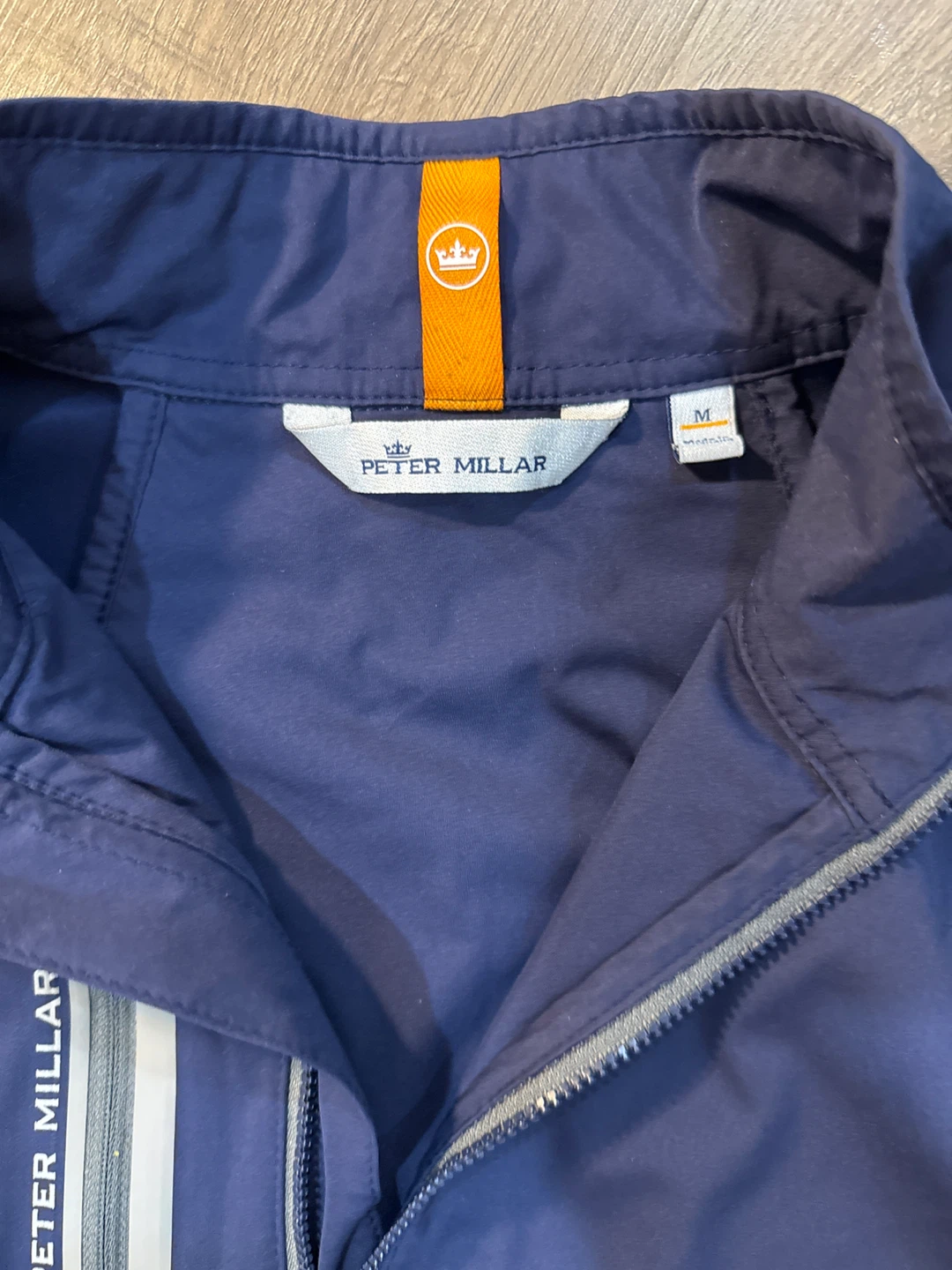 Peter Millar Men's Navy 1/4 Zip Pullover Sweatshirt Size M - photo 4