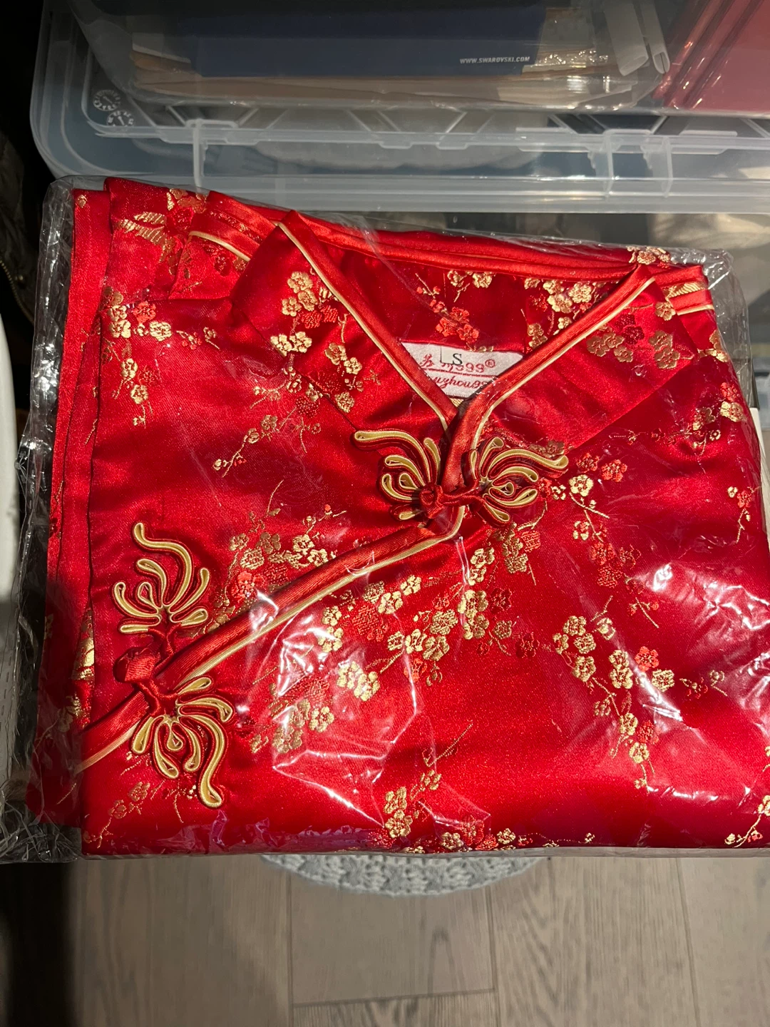 Brand new Red Floral Cheongsam Dress - photo 4