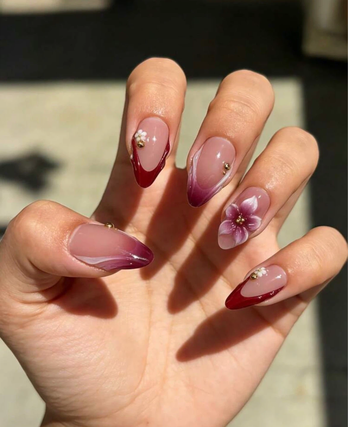 Press-On Nails Set - Almond Shape, Various Designs - photo 3
