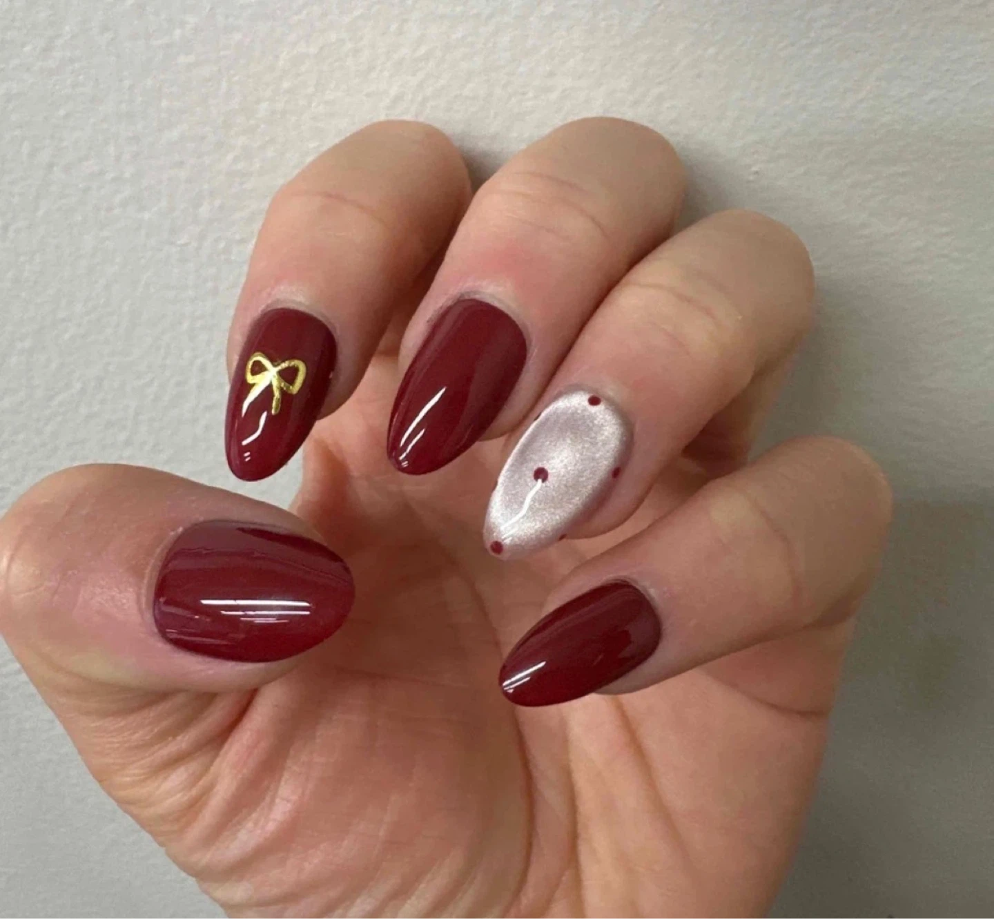 Press-On Nails Set - Almond Shape, Various Designs - photo 4