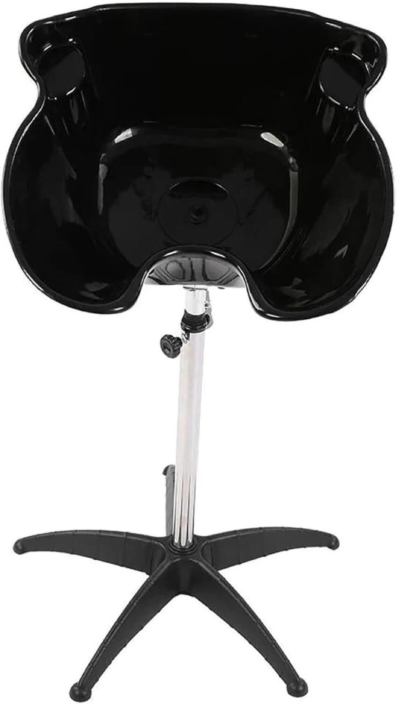 Black Adjustable Hair Washing Basin with Stand