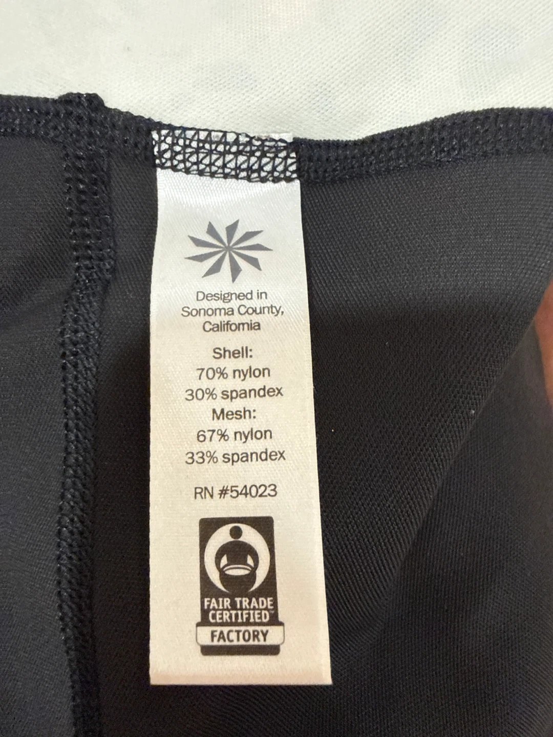 Athleta Black & White Patterned Athletic Shorts Size XS - photo 5