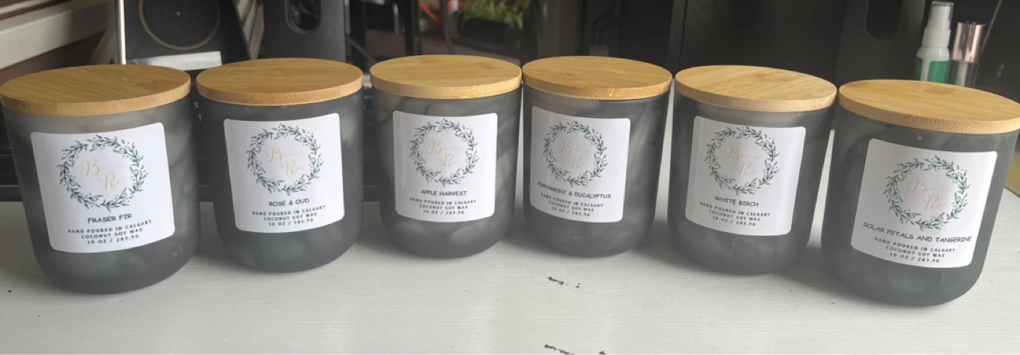 Hand Poured Soy Candles - Various Scents